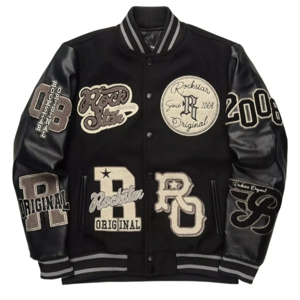 Rockstar Original Black and Gray Men's Jacket